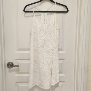 Lucy Love White Lace Dress sz M
